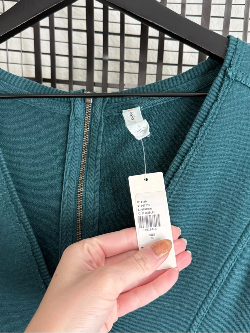 Anthropologie daily practice arta short sleeve jumpsuit in green - Picture 4 of 10